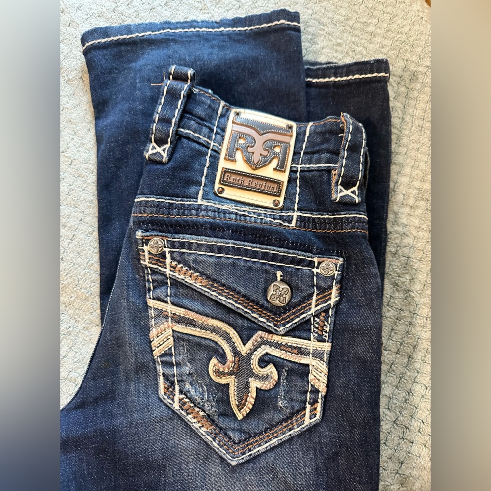 Rock Revival Mens Blue Jeans